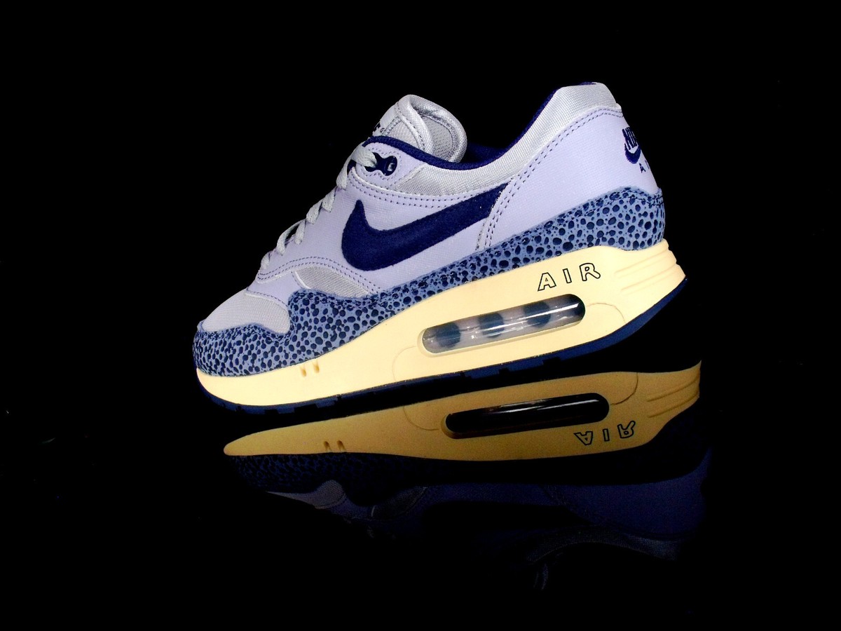 NIKE AIR MAX 1 86 PRM PREMIUM Retro Sneaker -Diffused- blau/beige 