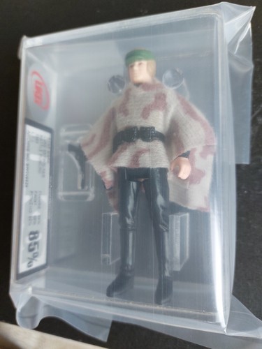 GRADED VINTAGE STAR WARS - UKG not AFA 85% 90% - LUKE SKYWALKER - BATTLE PONCHO - Picture 7 of 7