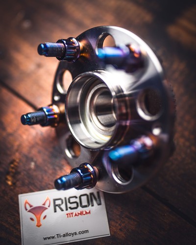 Rison Titanium Lug Nuts Open End Lug Nuts 12 Point GR5 Ti M12 M14 Lug Nut 20PCS - Picture 25 of 79