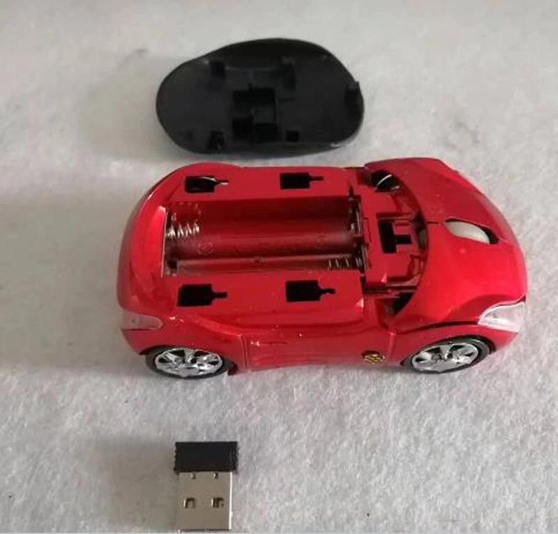 2.4GHz 3D Optical Wireless Mouse Mice Car Shape Receiver USB For PC Laptop - Image 4 of 4