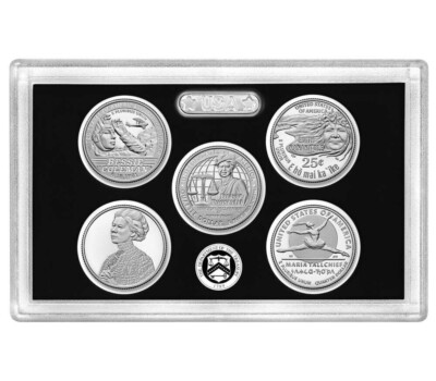 2023 S Silver AW Quarter Set 5 Coins .999 Silver DCAM No Box or COA