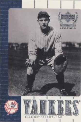 2000 Upper Deck Yankees Legends Complete Set of 90 Baseball Cards