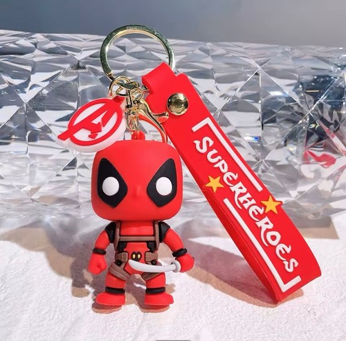 Marvel Superhéroe Llavero Spider-Man Iron Man Llavero PVC- - Imagen 7 de 17