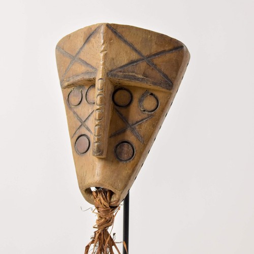 Bwami Society Lega Mask on Custom Stand Congo - Picture 3 of 8