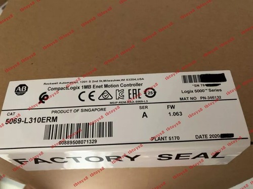 Allen-Bradley 100%Genuine NEW 5069-L310ERM CompactLogix 5380 Controller 1MB US - Picture 3 of 5
