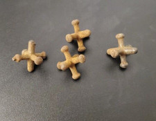 VINTAGE LARGE HEAVY JACKS SET OF 4