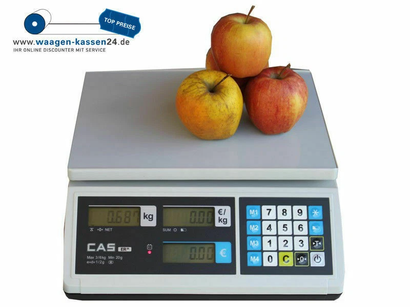 WKA Geeichte Ladenwaage – 30 Kg Tragkraft – Mit Produktbild-Vorschau 3