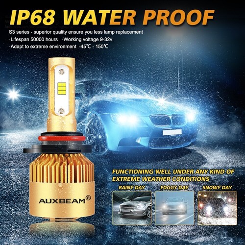 For Toyota Corolla 1993-2016 AUXBEAM LED Headlight High Beam 72W 10000LM White - Picture 10 of 12