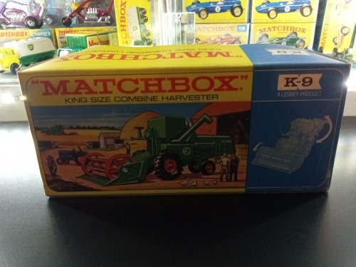 Matchbox K9B King Size Claas Combine Harvester 1967 In Original Box - Picture 6 of 9