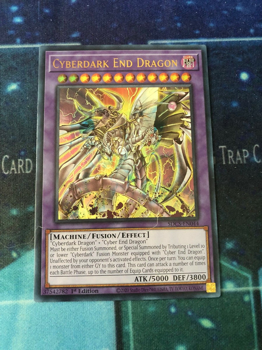 Yugioh Cyberdark End Dragon Misprint SDCS-EN044 | eBay