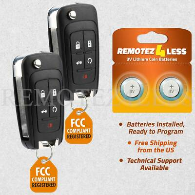 #ad #ad 2 For 2012 2013 2014 2015 2016 2017 Chevy Sonic Keyless Entry Remote Car Key Fob $14.95