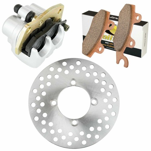 Front Left Brake Caliper Disc Rotor Pads for Yamaha Rhino 700 YXR700