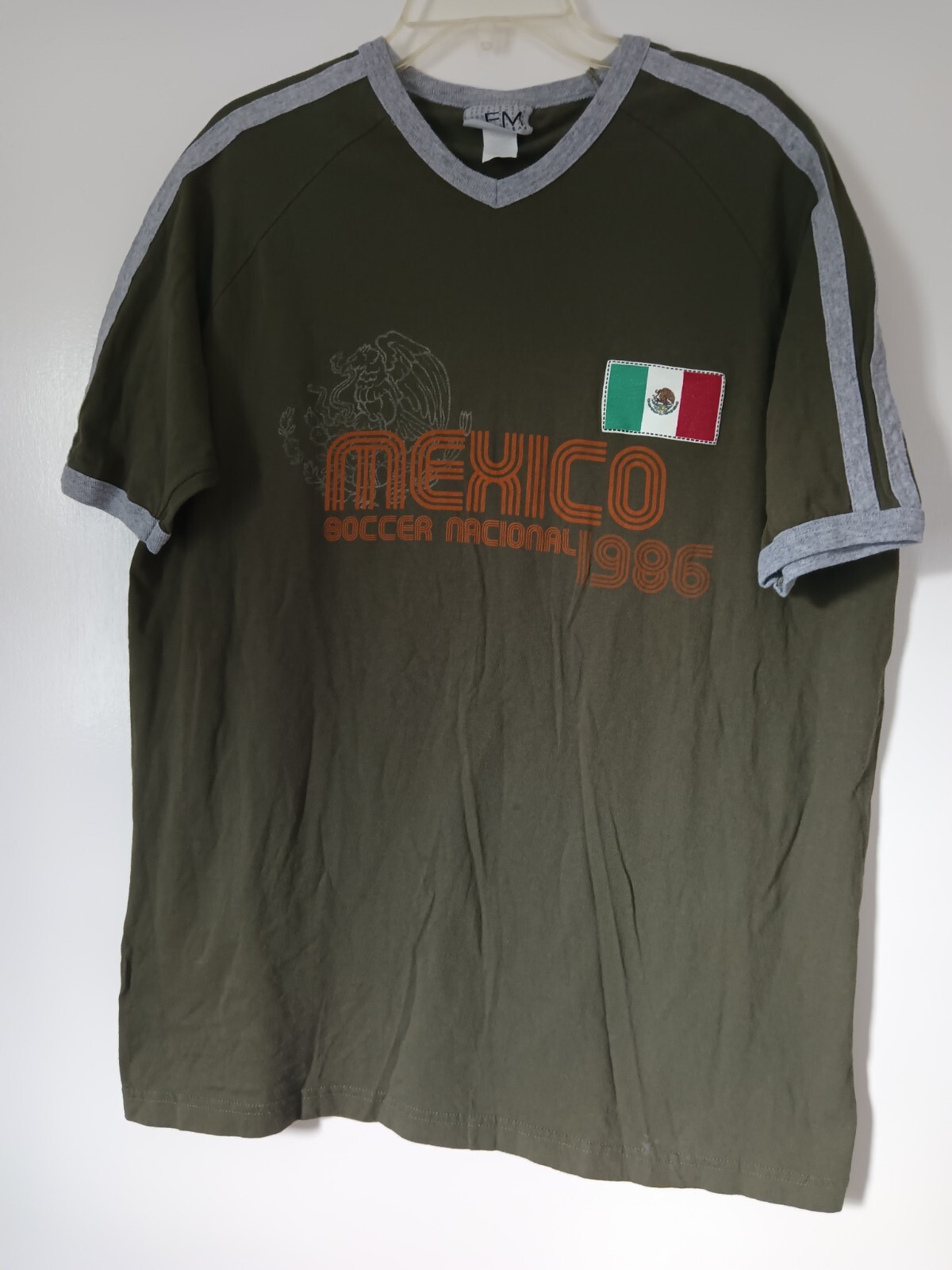 Men's Mexico Soccer National T-shirt, JEM Sportswear, Size XL
