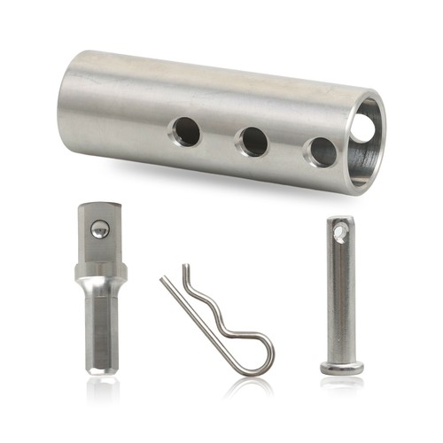 Stainless Steel Trailer Jack Electric Drill Attachment With 1/2 In Socket Bit - Bild 1 von 11