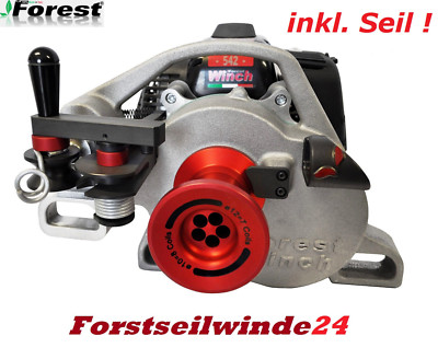 Spillwinde Docma VF 105 RED IRON + 100 Zugseil / Motorseilwinde / Benzinwinde