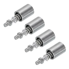 CPU Water Cooling Head Screw M4 CPU Fixing Screws Silver with 4Spring 4Gasket