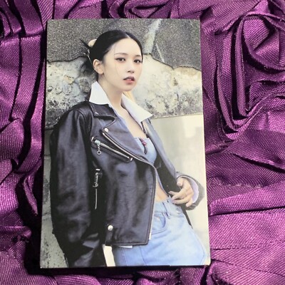 Mina TWICE Ready Edition Kpop Girl Photo Card Got Leather