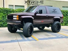 Paintable Fender Flares Fits 1992-1999 GMC Yukon OE Smooth Black Set 