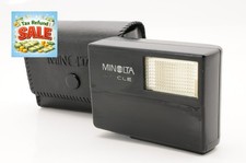 VINTAGE MINOLTA Auto CLE CL TTL Electro Flash Strobe w/ Case From JAPAN SALE