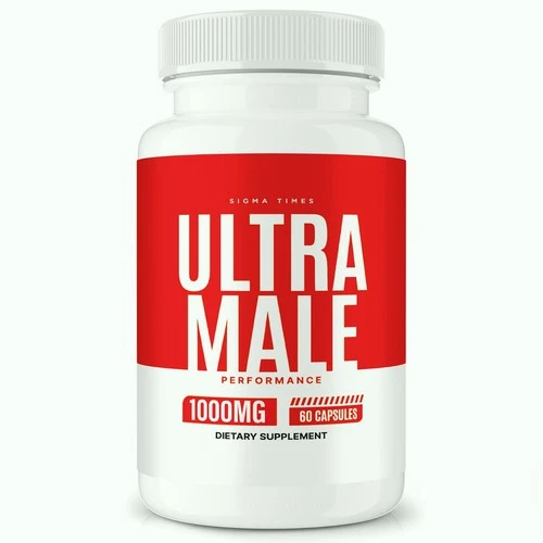 حبوب Ultra Male ، Ultra Male 800mg لكبسولات bigD ed ، Ultra Male for Men 60ct