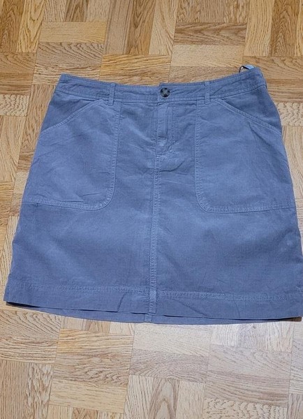 Women White Stuff Skirt Grey Velvet 38 / M / 46
