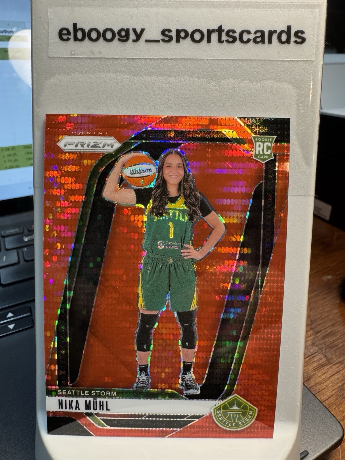 2024 Panini Prizm WNBA - Nika Muhl Rookie #146 Red Prizm /299 (RC)