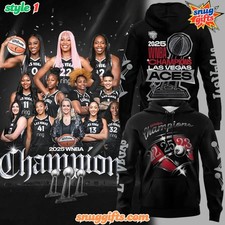 2025 WNBA Champions Las Vegas Aces Limited Edition 3D Hoodie