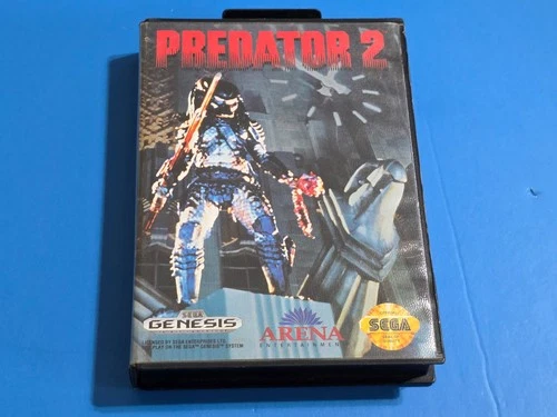 312:  Predator 2 (Sega Genesis, 1992) Complete / Tested CIB