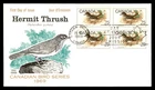 Mayfairstamps Canada FDC 1969 Hermit Thrush Bird Block First Day Cover aaz_71871