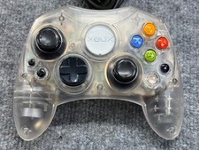 RARE OG Original Xbox OEM Crystal Clear S Con...