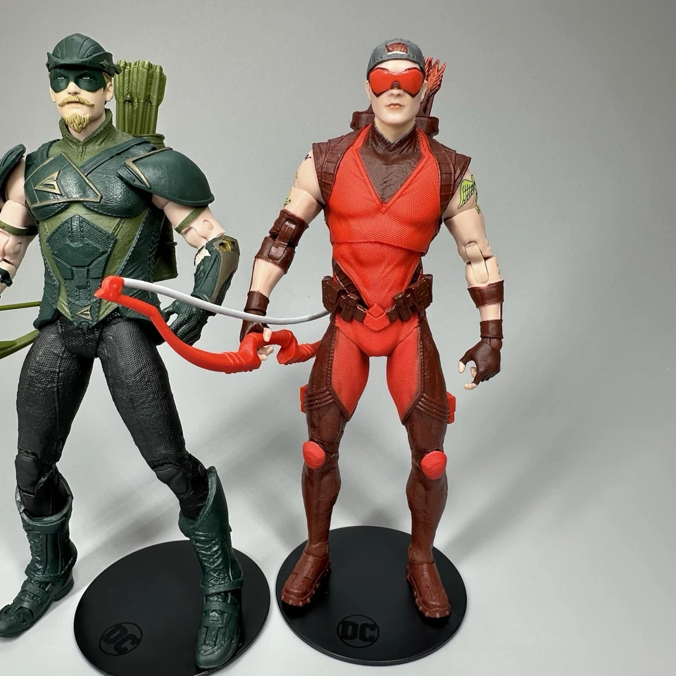McFarlane DC Multiverse Arsenal Speedy & Green Arrow 7" Action Figures Complete - Image 3 of 4