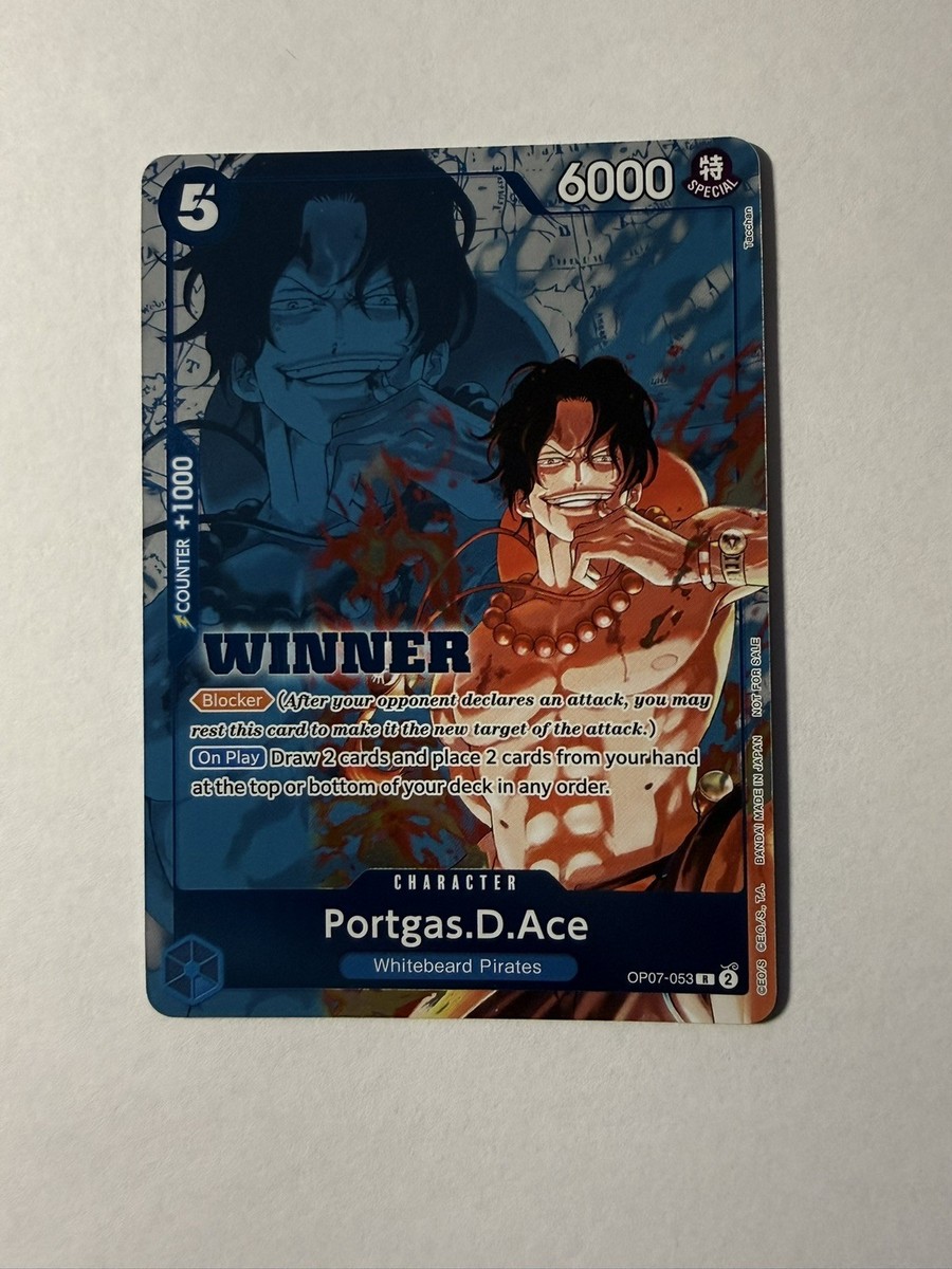 2024 ONE PIECE EN ポートガス・D・エース #053 Portgas.D.Ace (Tournament Pack 2024 Oct.-Dec.) (OP07-053) One