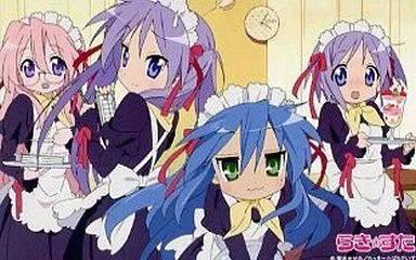 Anime/manga phone card Miyuki Takara/Kagami Hiiragi/Konata Izumi/4 people in