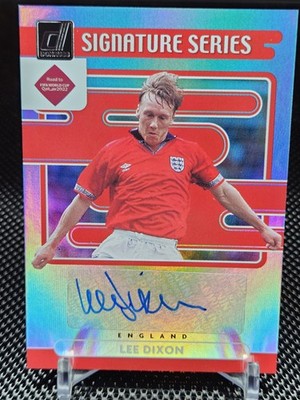 2021-22 Panini Donruss Signature Series Auto Lee Dixon England
