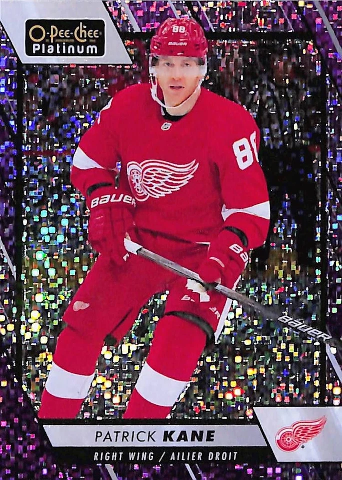 2023-24 O-Pee-Chee Platinum Patrick Kane Violet Pixels /299 Red Wings #147 - Image 2 of 4