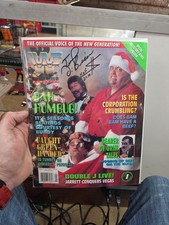 Ted DiBiase The Million Dollar Man Autographed WWF Magazine