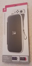 Nintendo Switch Protective Carrying Case Screen Protector - Black/White NiB