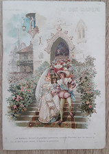 Carte-Chromos-Découpis-AU BON MARCHÉ-Le Chat BOTTÉ