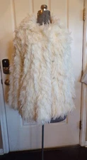 Choice Women's VTG 70/80’s Arissa Brand French Style String Fringe Shag Coats