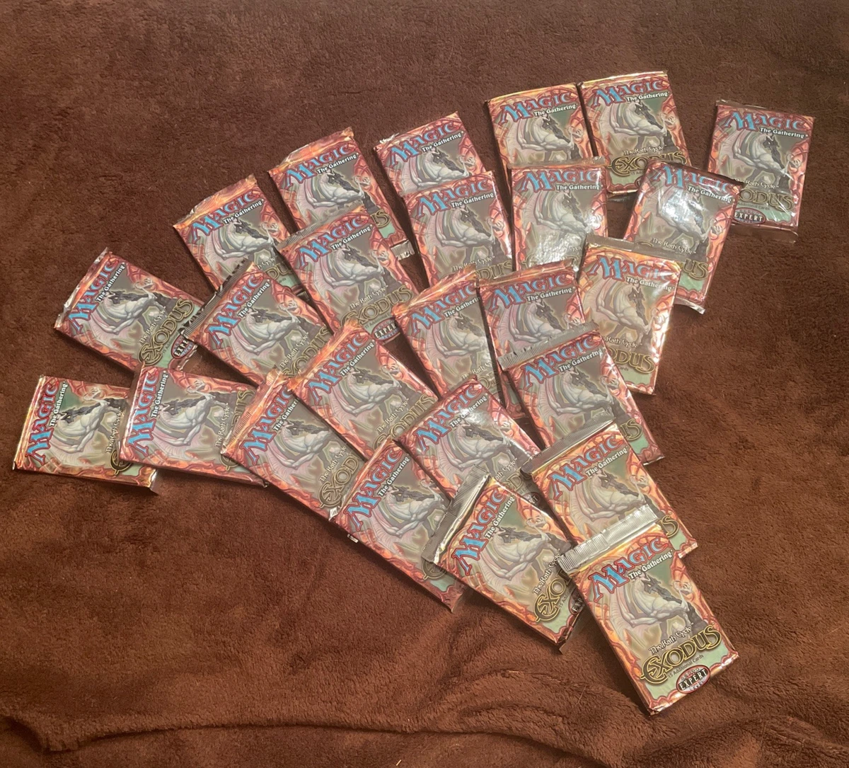 Magic: The Gathering Exodus Sealed Collectible Card Game Packs in