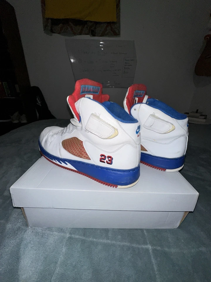 Air Jordan 5 Fusion Varsity красная синяя лента - Изображение 2 из 4