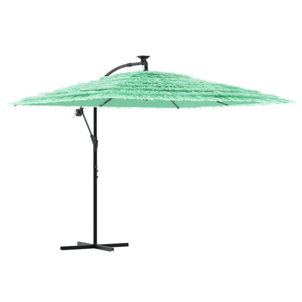 Parasol de jardin carré 269 cm pour grande table de terrasse familiale