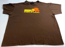 Boards of Canada Band Logo Dark Chocolate Cotton T Shirt Full Size S-5XL