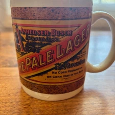 Anheuser-Busch Brewing - The Pale Lager Export Beer Coffee Mug 3 3/4" Tall