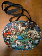 Tokidoki x Ju-Ju-Be Campground Oval Crossbody Bag Collectible Collab Print