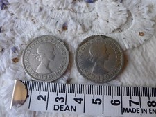 Great Britain 2 Shillings 1966 1961 Coin Elizabeth II