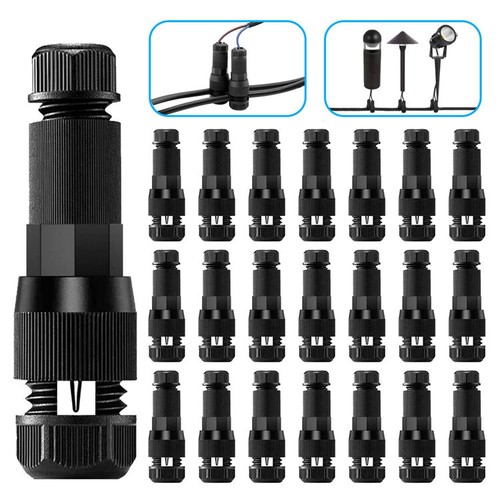 10-20x Low Voltage Wire Cable Connector for Landscape Lighting Garden Lighting - Picture 4 of 9