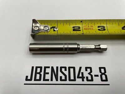 Snap-on Magnetic 1/4” Hex Bit Holder – 2-7/8” Length, USA Made (SDM11A)