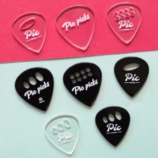 Acrylic picks/plectrums for guitar, bass and string instruments, handmade