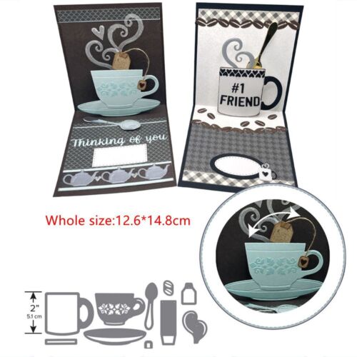 Pop up Happy Easter metallo taglio fustelle stencil fai da te scrapbooking carta card artigianato - Foto 23 di 24